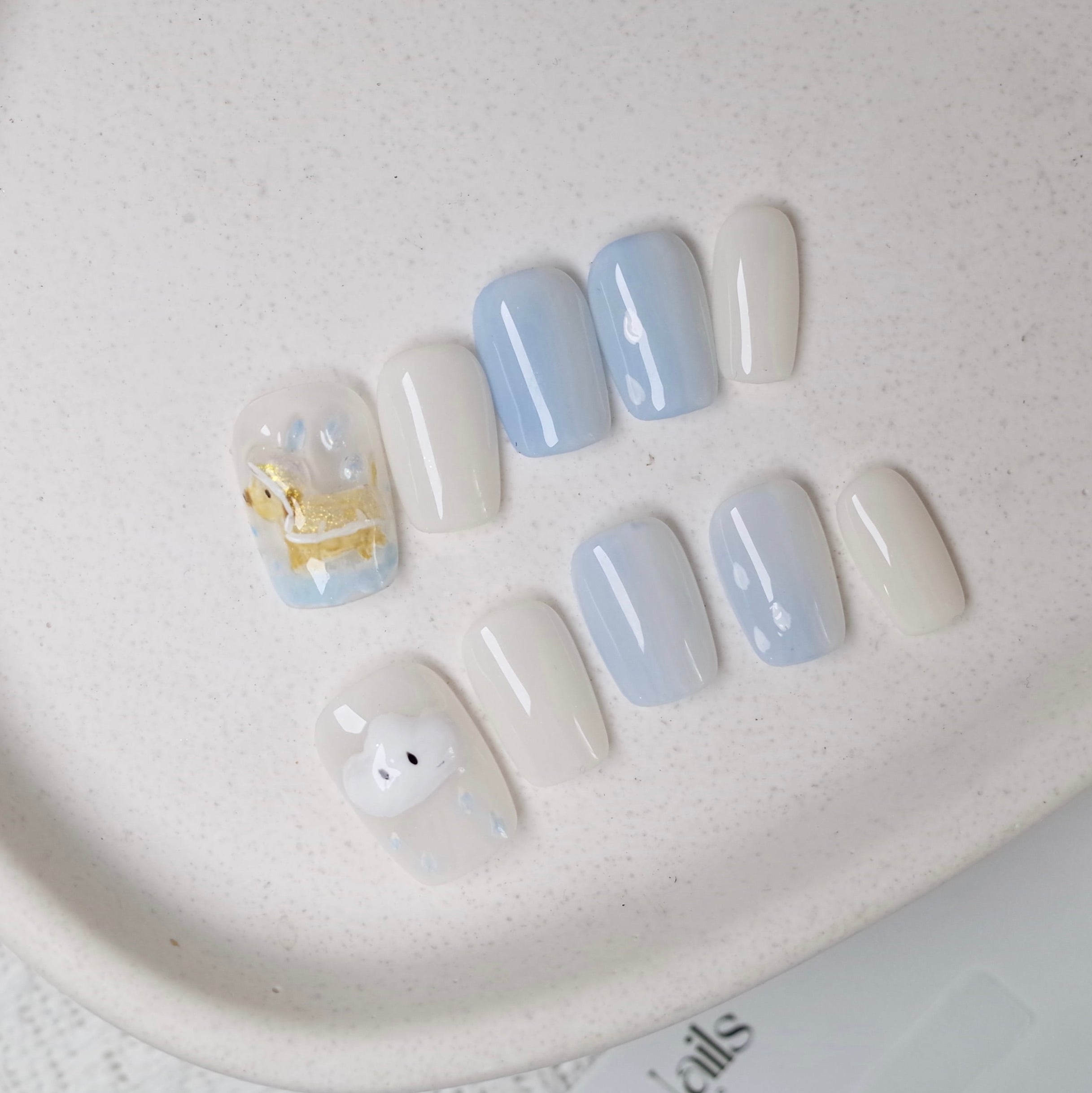 vlei square press on nails