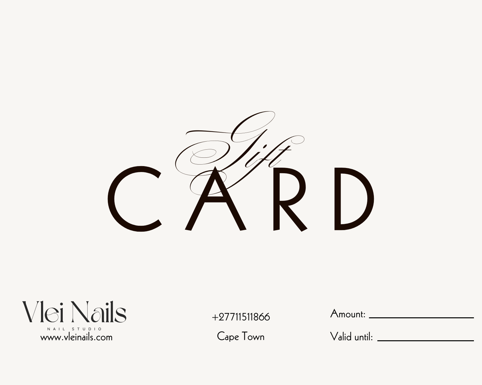 You Deserve It - Gift Card