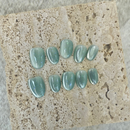 Cat EyeYZ – Green Spell press-on nails 