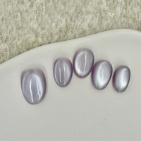 Cat Eye-Lavie almond shape press on nails