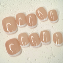 Round French nails