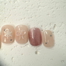 Reusable glitter press-on nails for party and elegant style
