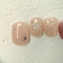 Reusable glitter press-on nails for party and elegant style
