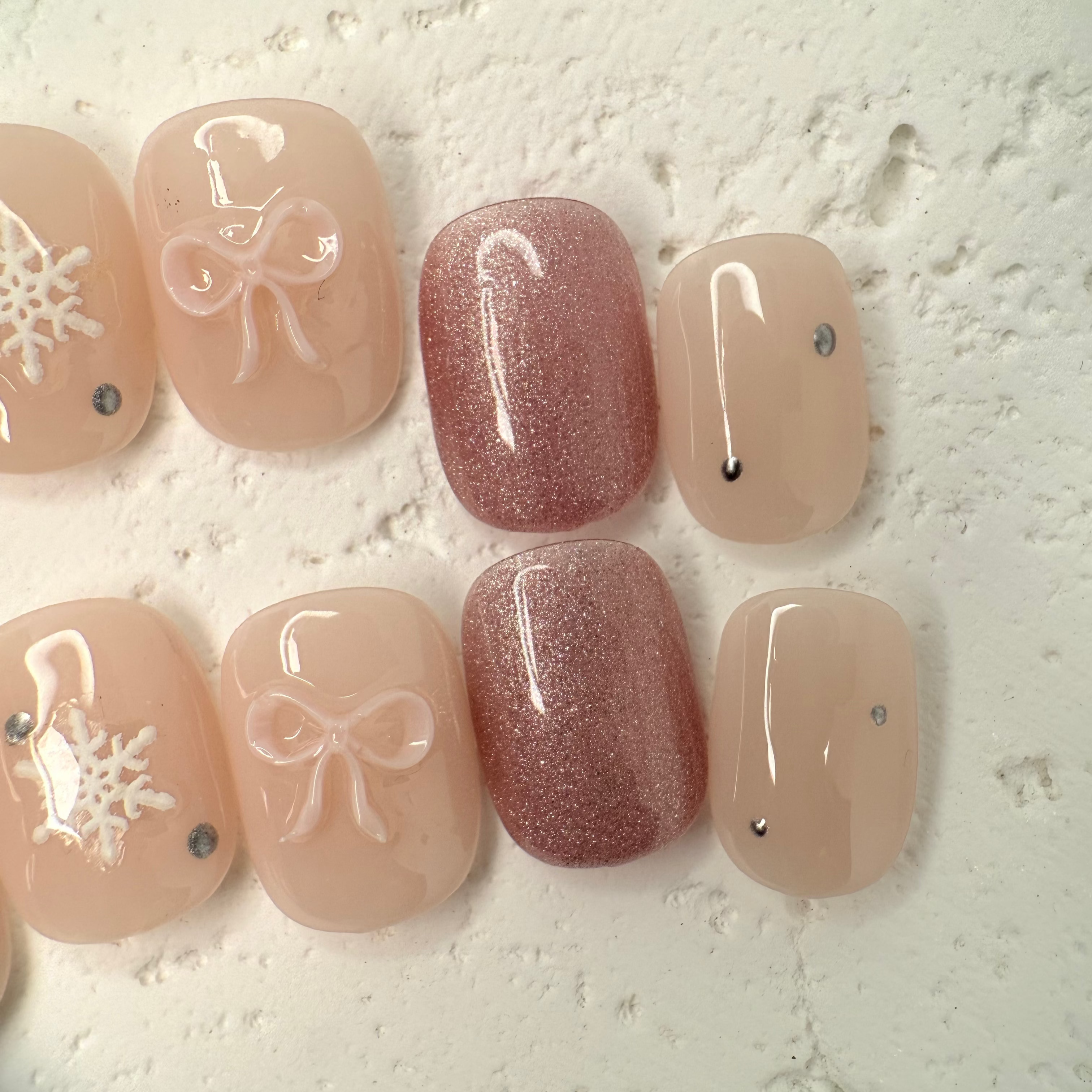 press-on nails for party and elegant style
