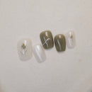 square press on nails